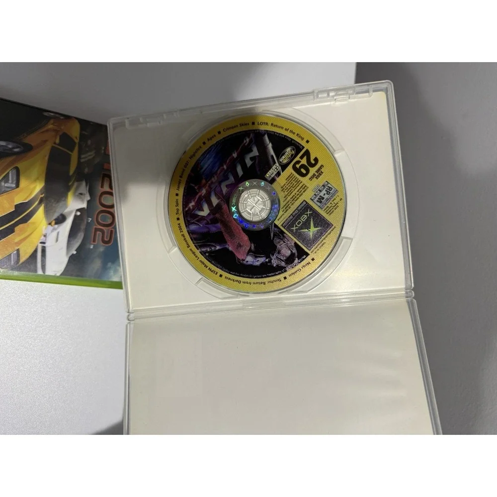 Lot of 4 Original Xbox Games - Tested and Working Matrix Rainbow 6 Sega GT Ninja